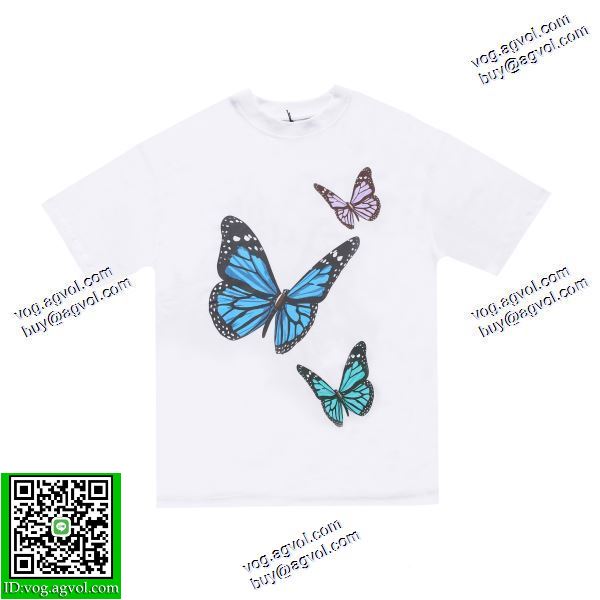 パーム エンジェルス 存在感◎ 2020秋冬 カラーチョウ字母プリント半袖Tシャツ スーパーコピー 代引 2色可選